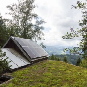 Hütte mit Solar kl